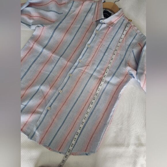 Tommy Bahama shirt linen blend long sleeve button down shirt - Picture 7 of 11